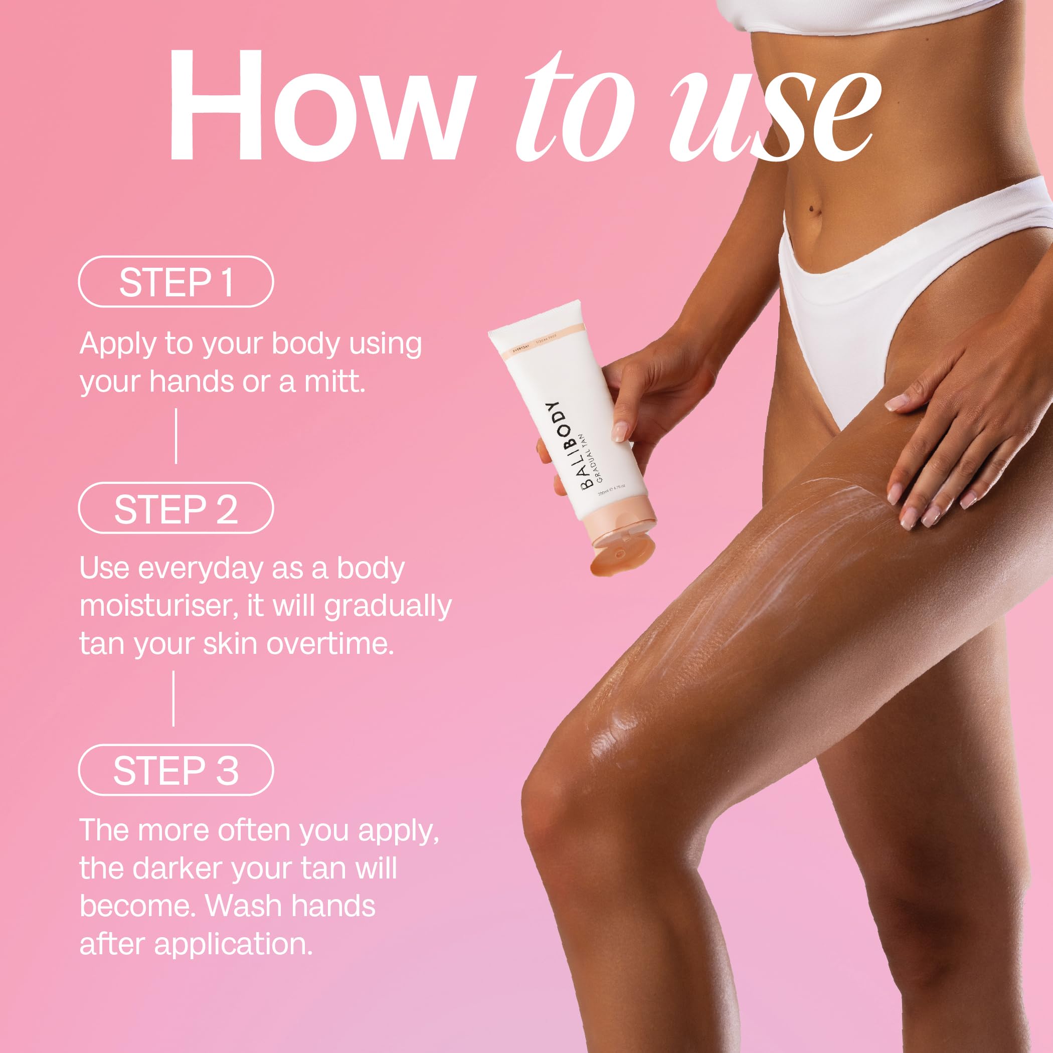 Bali Body Gradual Tan vegan cruelty-free Melbourne-made label.