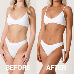 BALI BODY Instant Tan arm swatch reveals instantly bronzed, streak-free skin.
