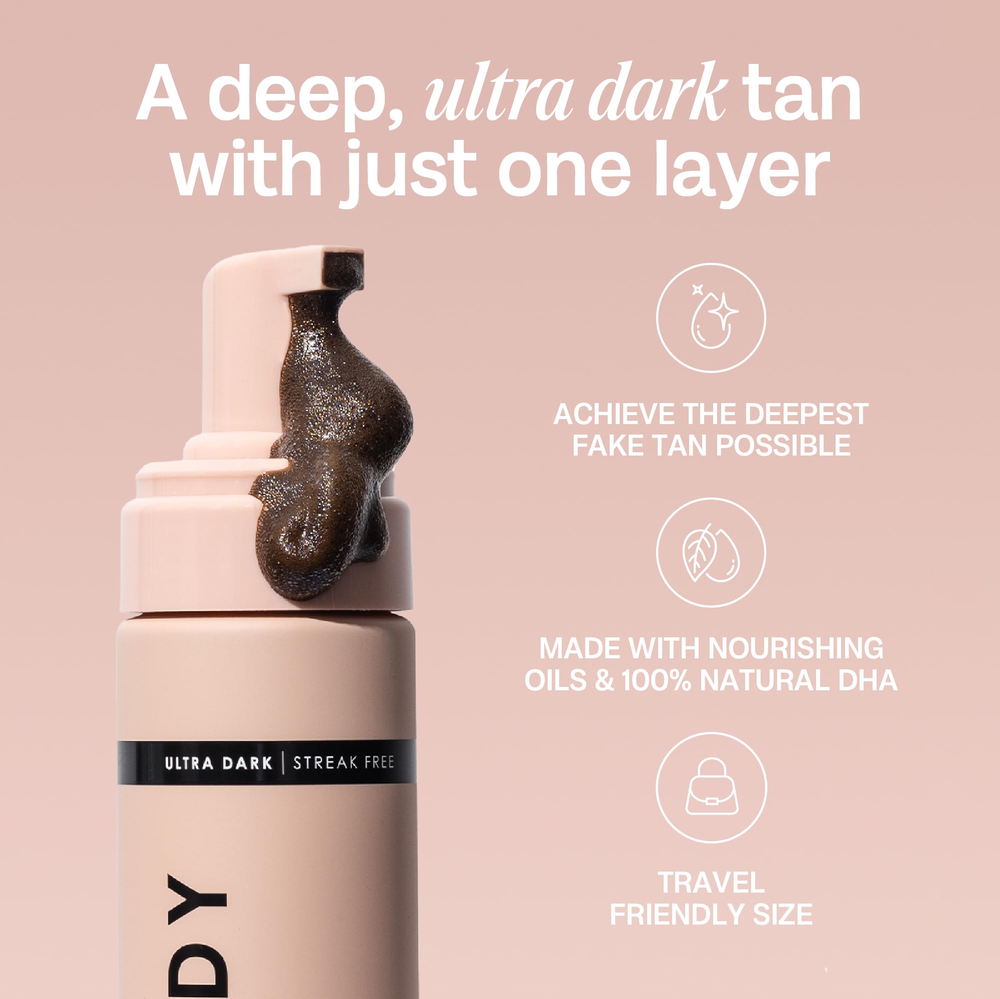 BALI BODY fade-resistant tan maintains bronze color over days