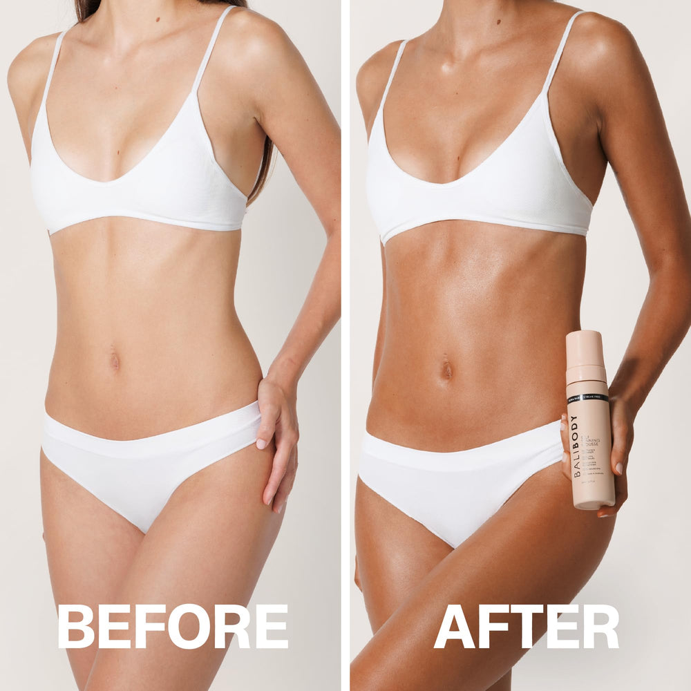 BALI BODY self-tanner mousse delivers streak-free, patch-free results for beginners