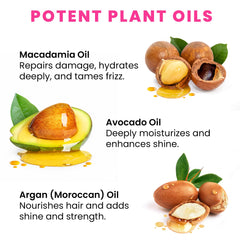 Balisesecret argan macadamia avocado oil blend showcasing nourishing ingredients