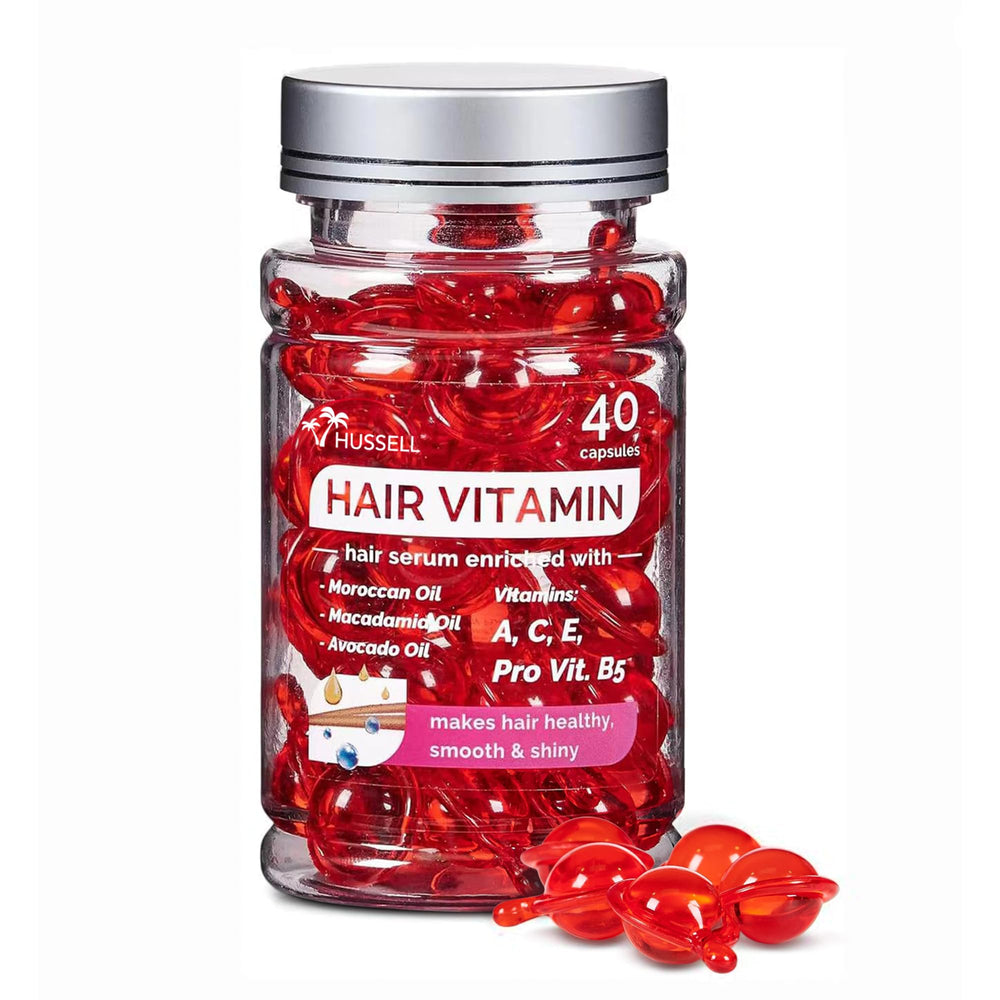 Balisecret hair vitamin oil capsules bottle for nourished, salon-glossy results