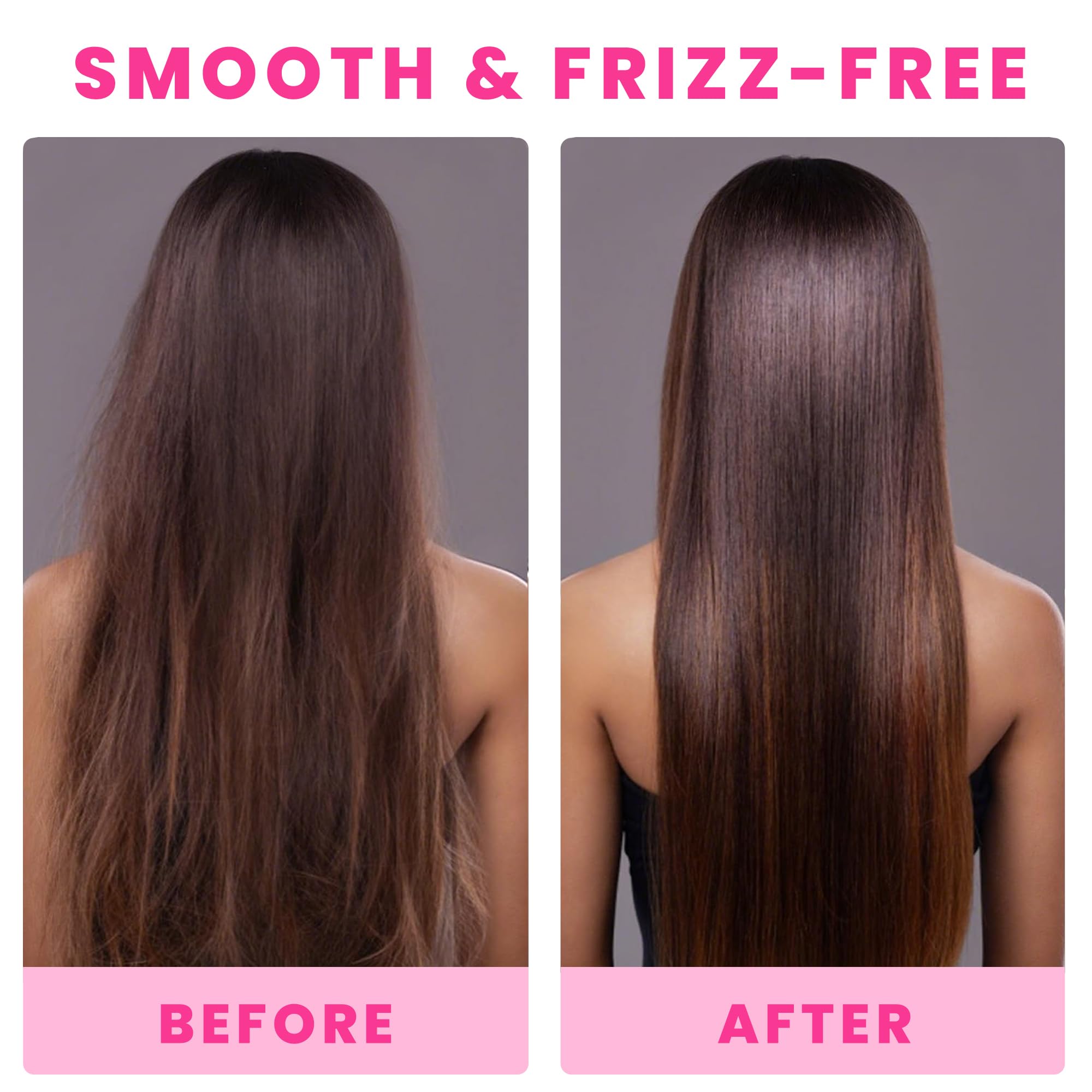 Balisecret no-rinse hair serum being applied for quick styling