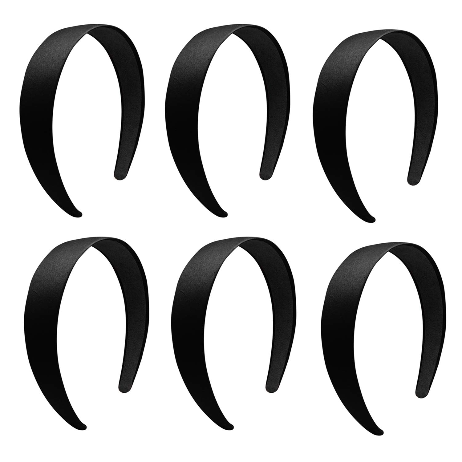 BallHull satin headband 1.2 inch black packaging ready for gifting or daily use