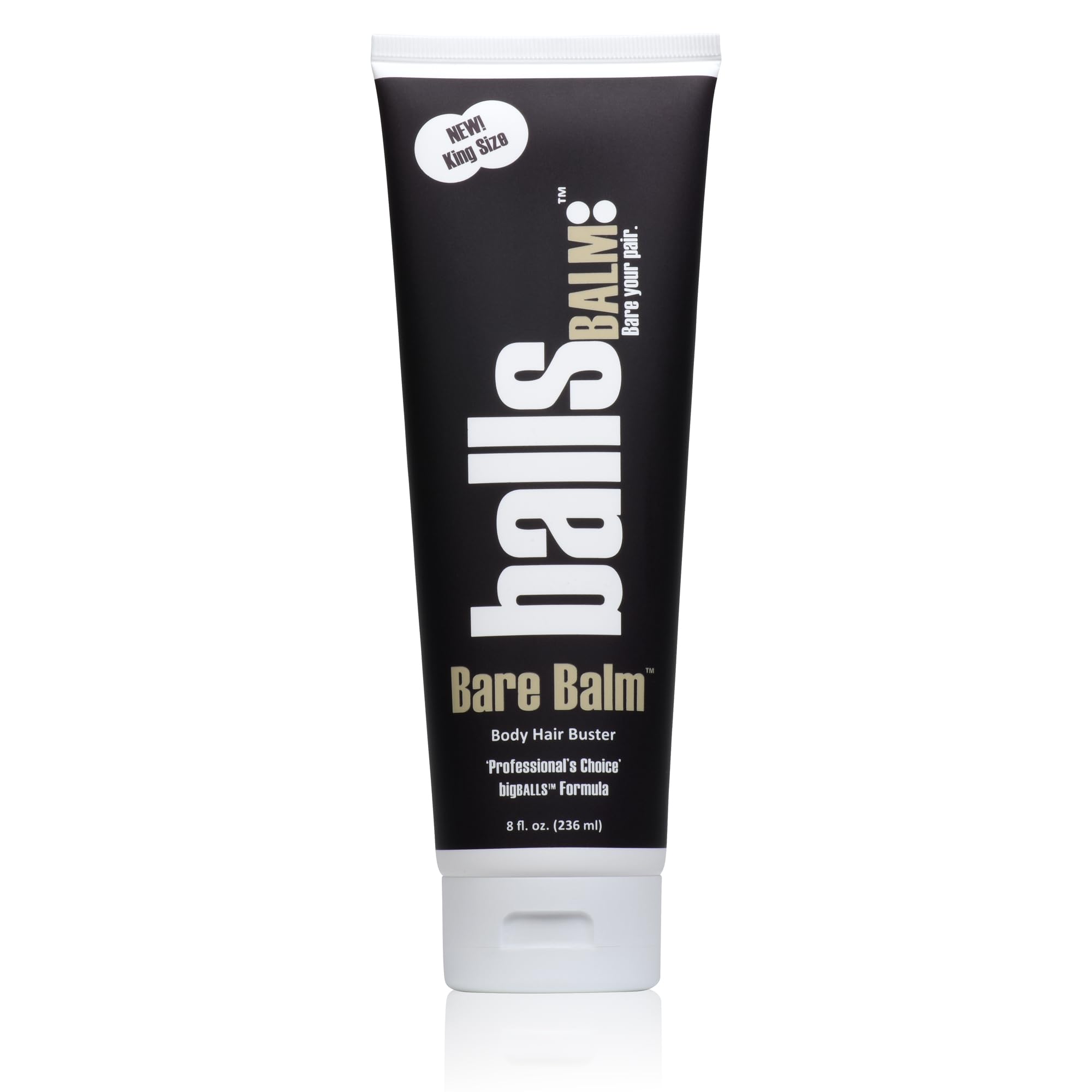 ballsBALM Bare Balm application spot image shows precise cream usage for sensitive areas
