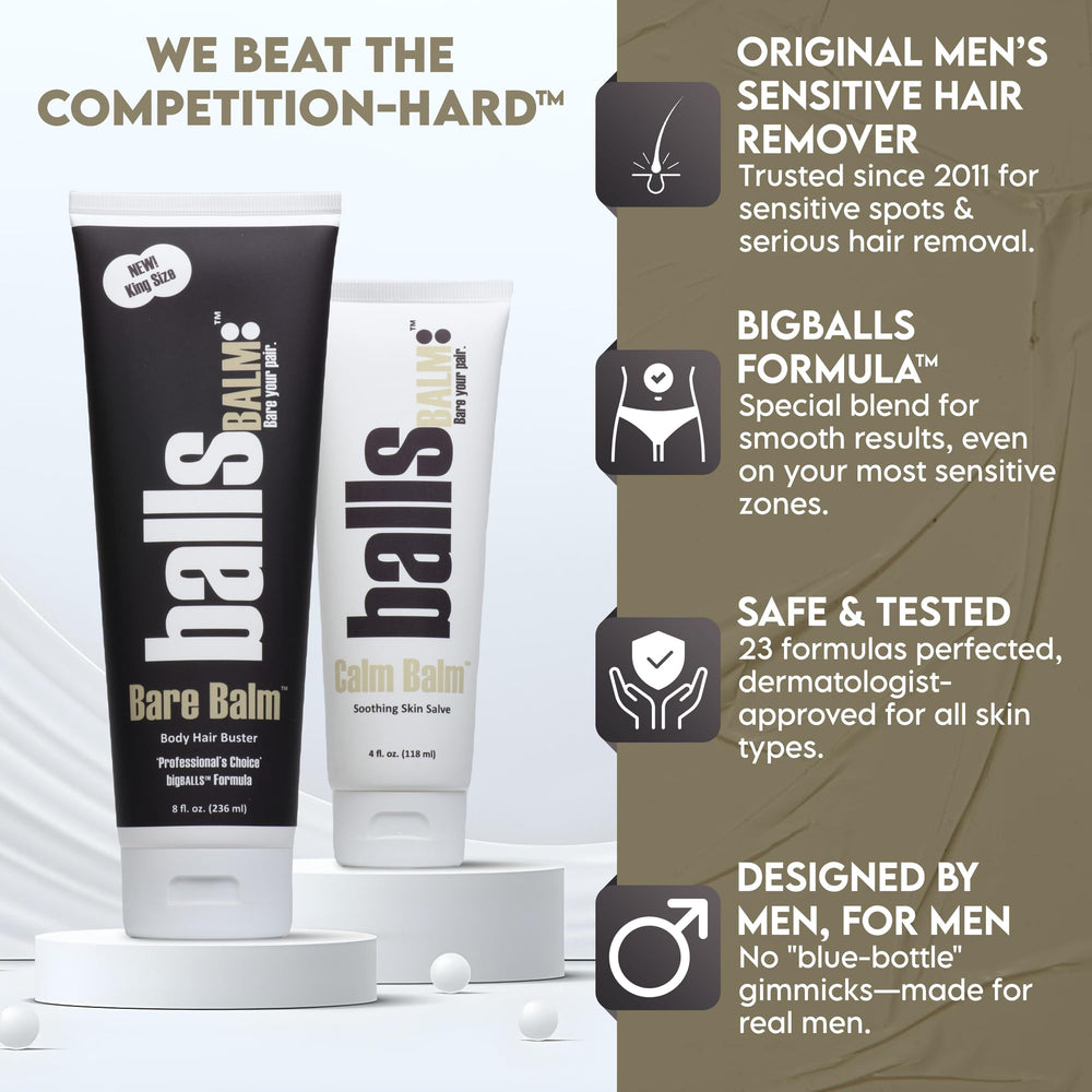 ballsBALM Bare Balm skin-satisfying after-use glow and smoothness