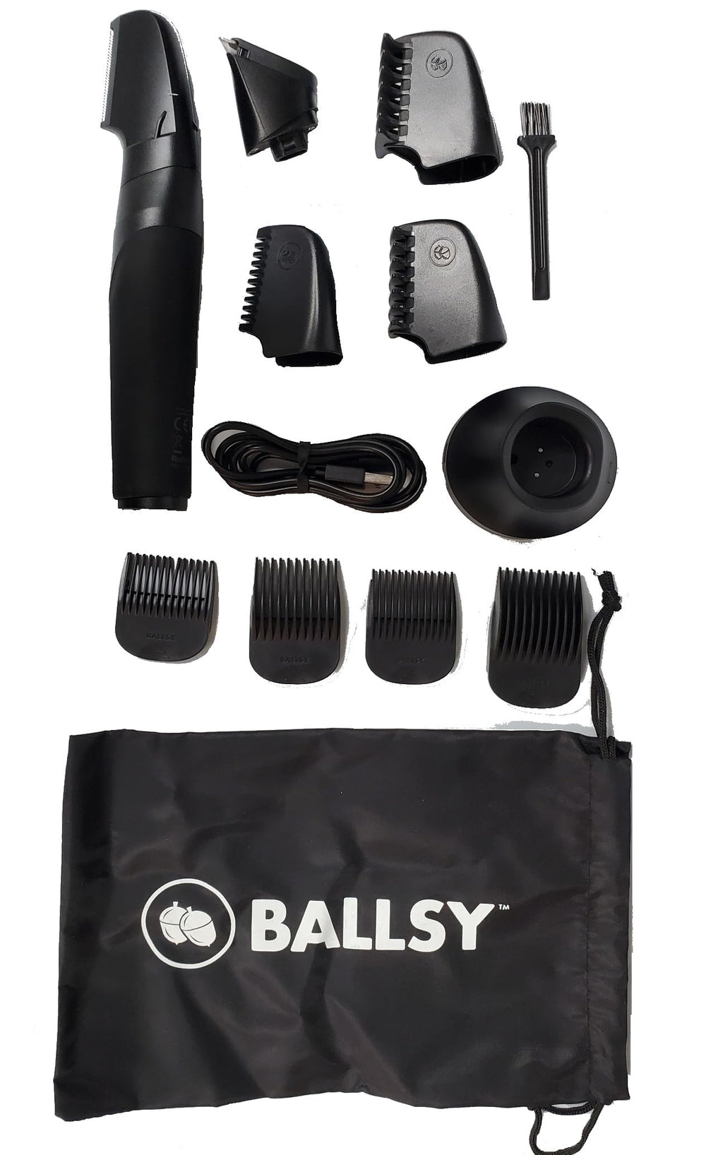 Ballsy B2 cordless charging base for quick, ready-to-use grooming sessions