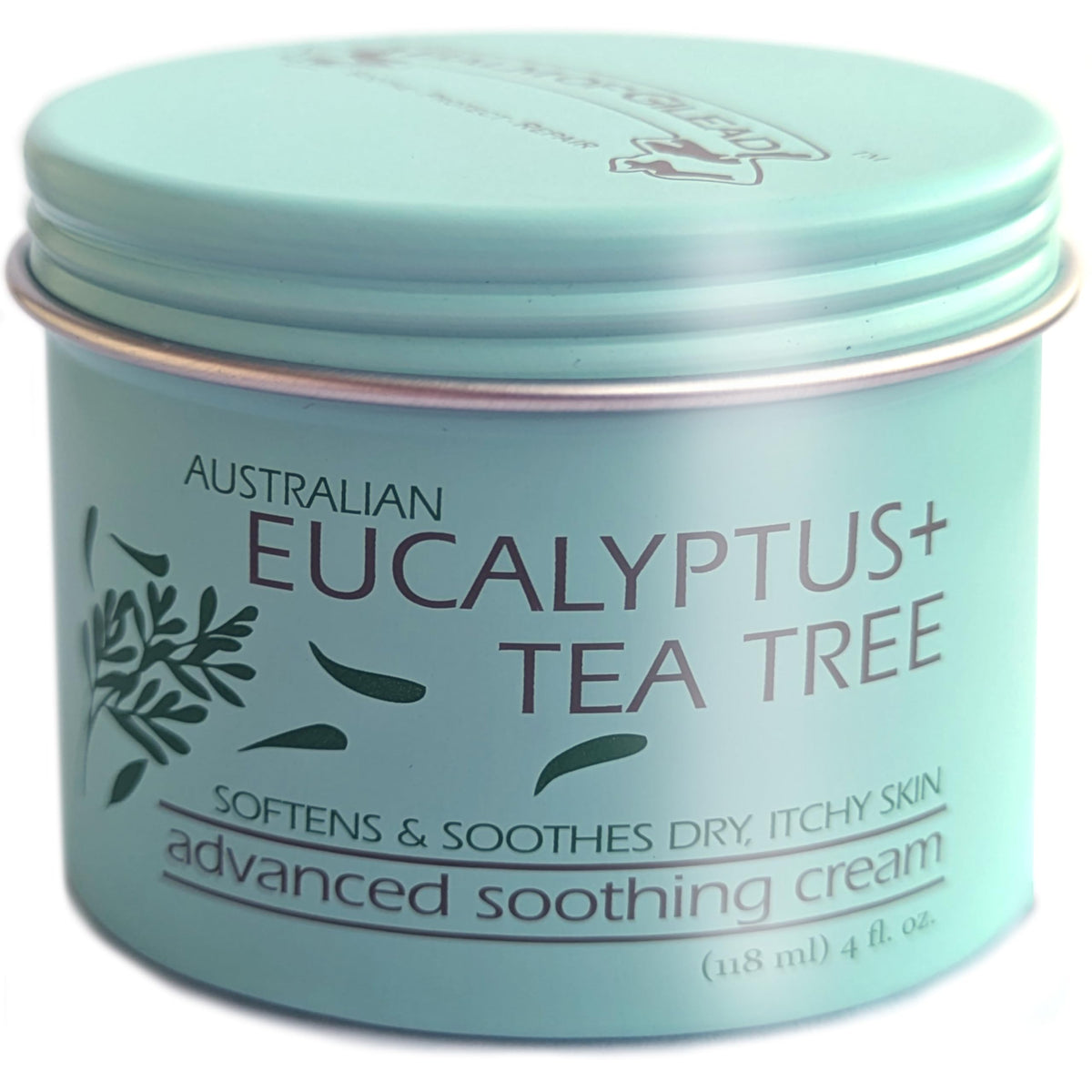 BALM OF GILEAD foot cream jar with tea tree and eucalyptus for soothing hydration
