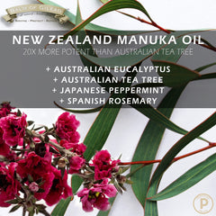BALM OF GILEAD Manuka oil concentrate dropper for resilient skin.