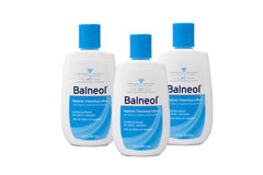 Balneol bottle closeup—gentle cleansing for sensitive skin