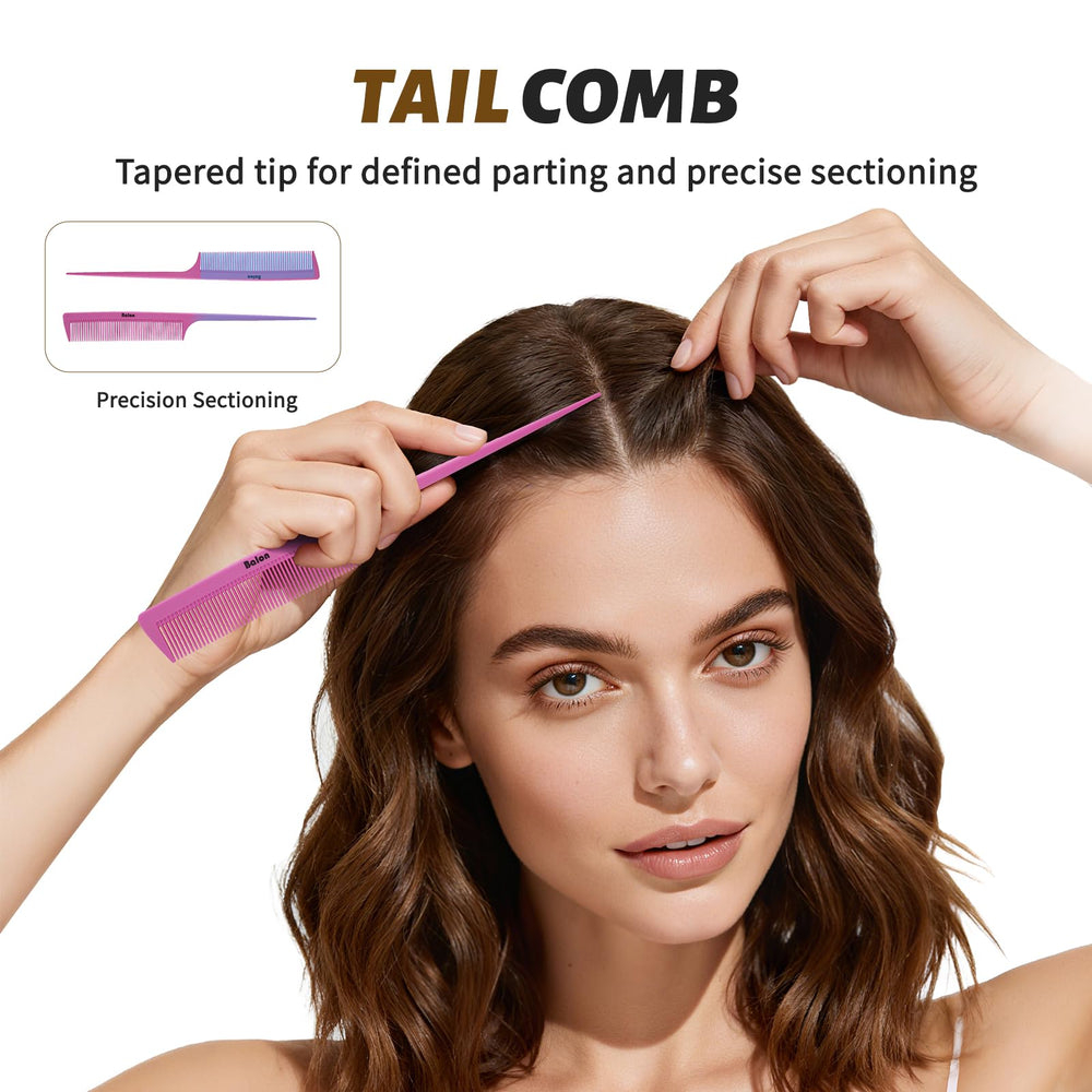 BALON Detangling Brush – carbon-material anti-static bristles reduce static and frizz