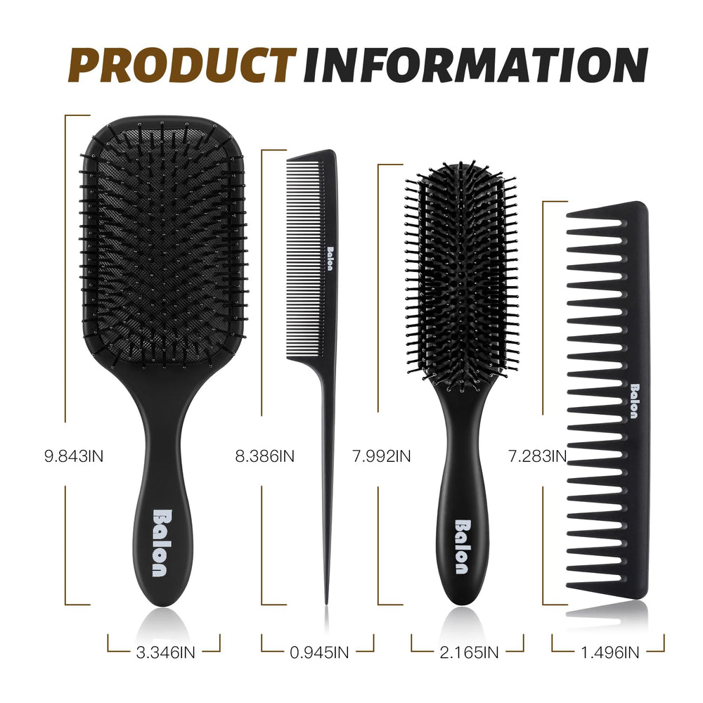 BALON set is versatile for wet and dry hair
