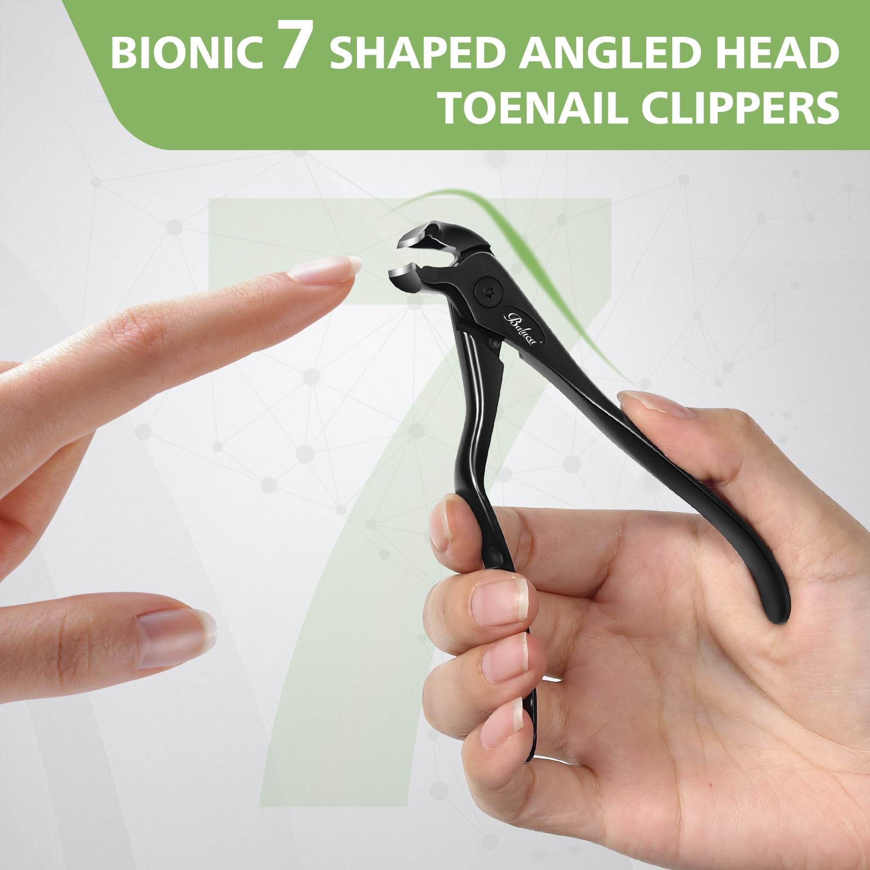 Baluca black durable-design clipper offering a sturdy, non-slip grip.