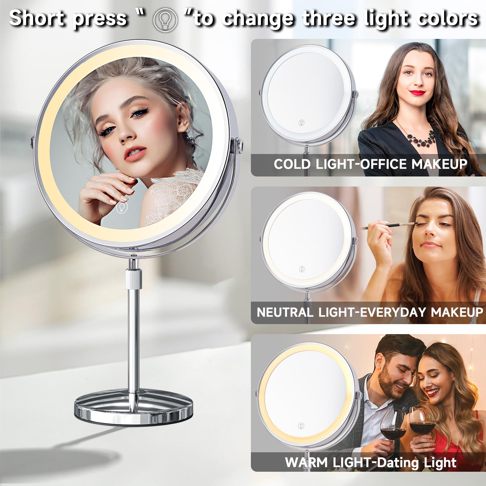 BALUXCA three-color LED lighting provides customizable brightness and tone