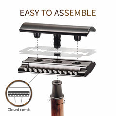 Bambaw five-blade razor head close-up for a smooth, efficient shave