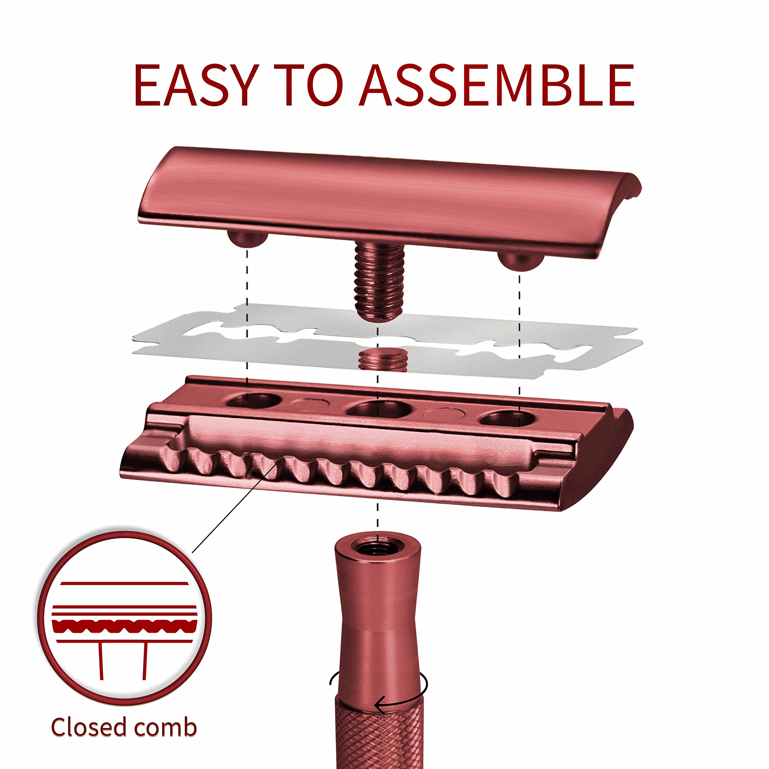 Bambaw metal durable razor body built for lasting use