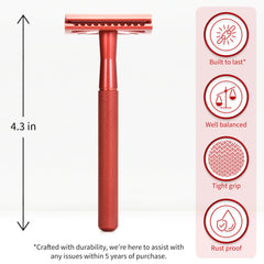Bambaw safety razor blades in pack showcase corrosion resistance