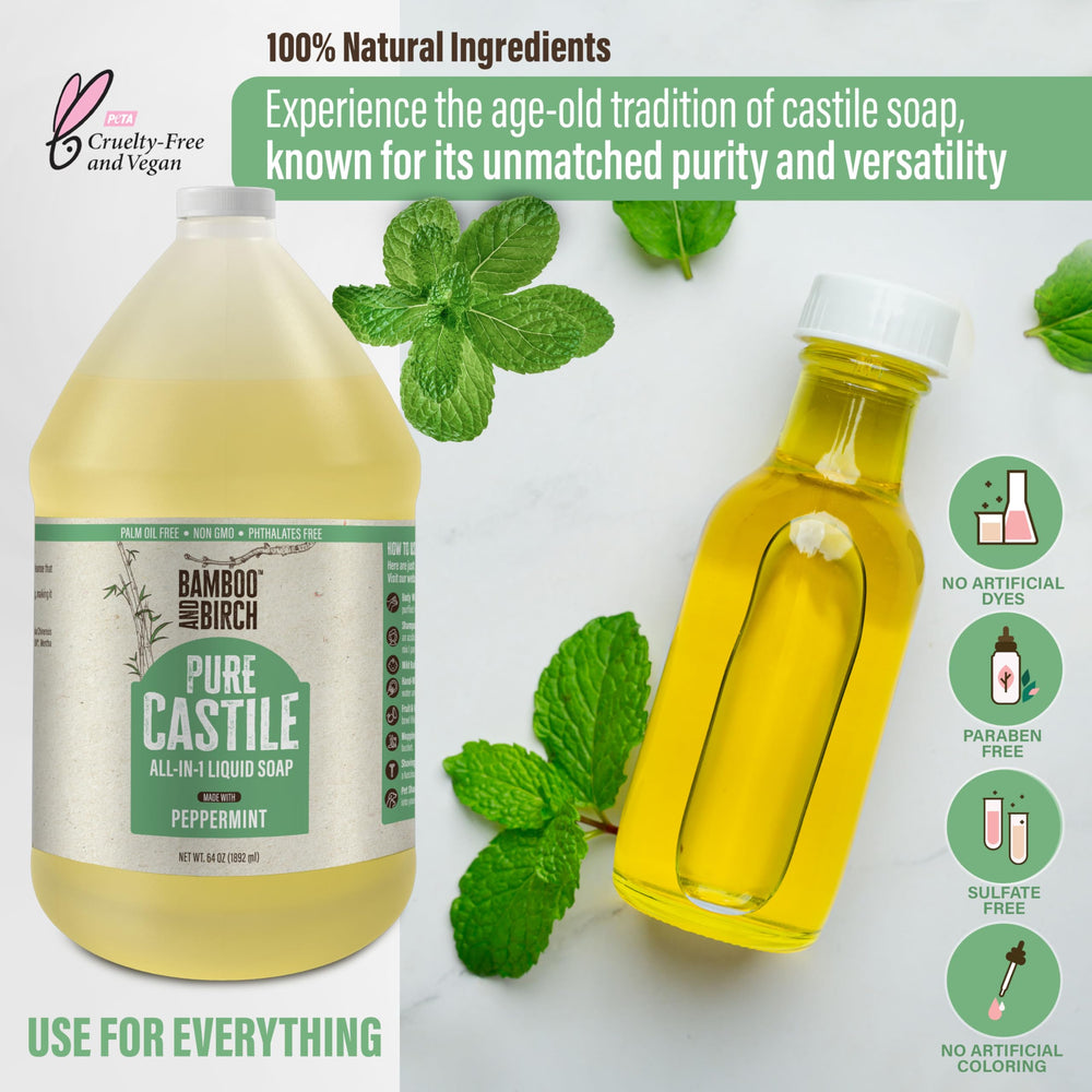 BAMBOO AND BIRCH palm-oil-free label signals sustainable choice.