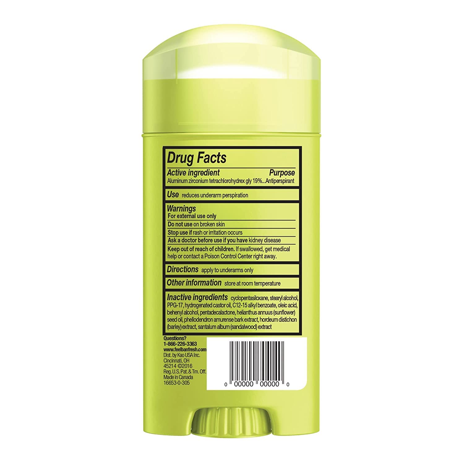Ban Invisible Solid Unscented 3-pack on shelf for easy access and value