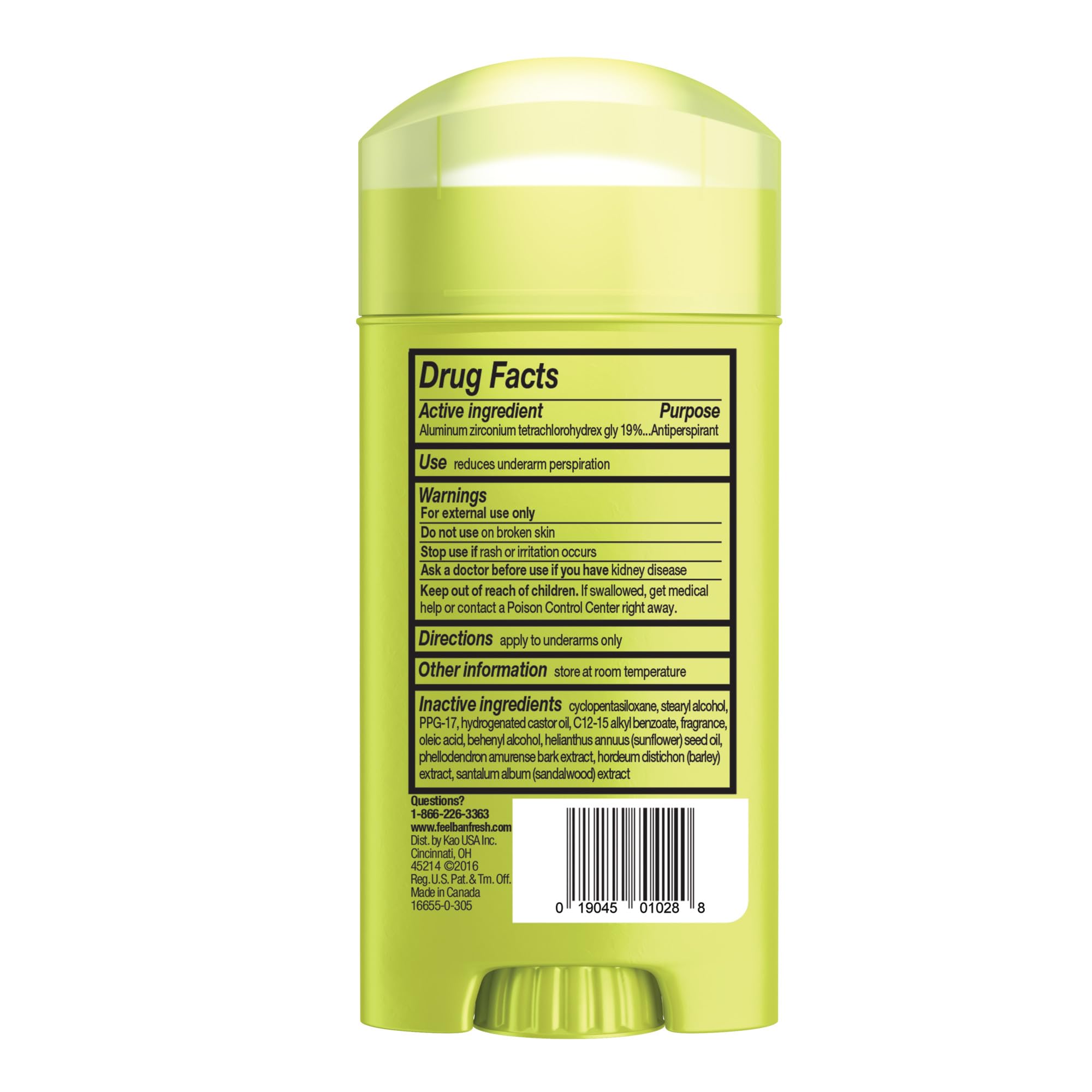 Ban Shower Fresh scent notes of apple and lily of the valley for a light, refreshing feel.