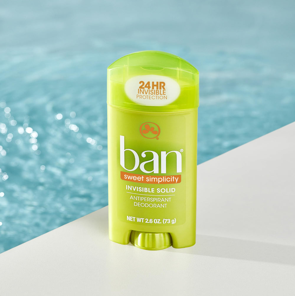 Ban Sweet Simplicity 24-hour protection for active routines.