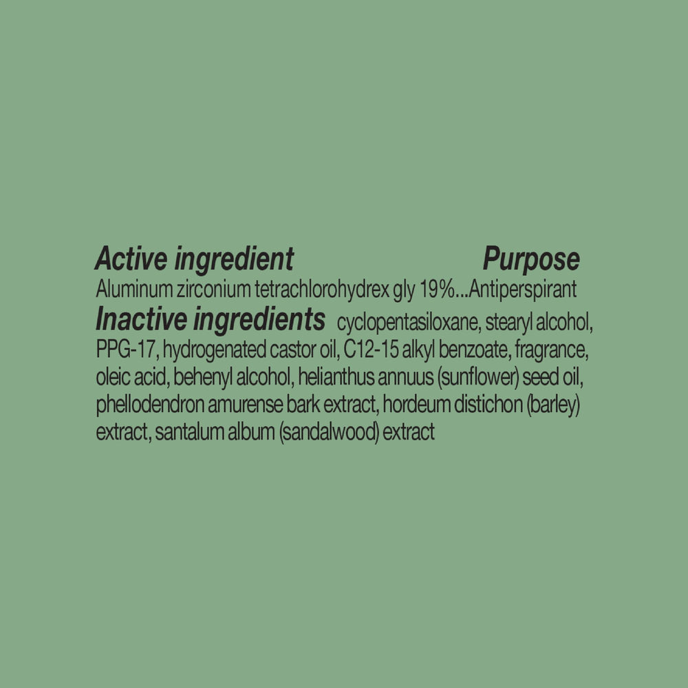 Ban Sweet Simplicity with Kihada ingredient targets odor-causing bacteria.