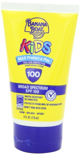 Banana Boat Kids portable 4 oz tube fits in backpacks