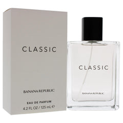 Banana Republic Classic EDP packaging—modern unboxing experience.