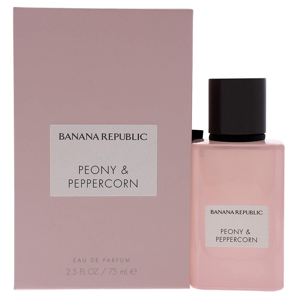 Banana Republic Icon Peony & Peppercorn bottle ready for daily floral-spicy wear.