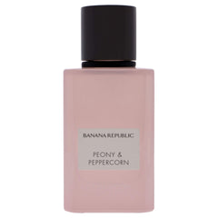 Banana Republic Icon Peony & Peppercorn packaging box presents a premium fragrance gift.