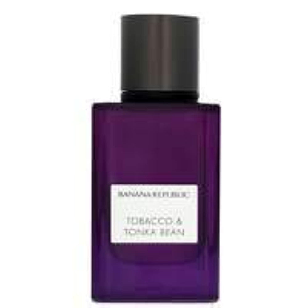 Banana Republic Icon Tobacco & Tonka Bean bottle showcases a warm, lasting fragrance.