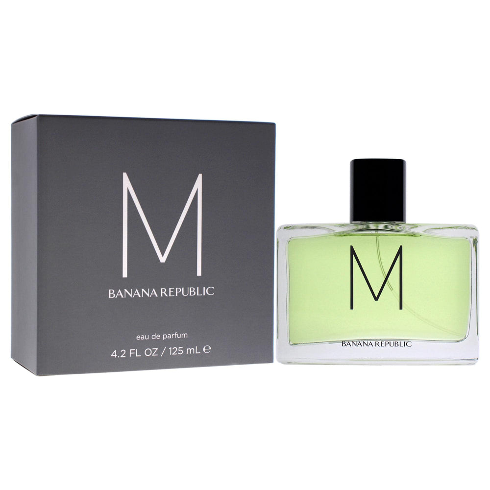 Banana Republic M Men EDP spray packaging box, premium presentation for gifting or self-care