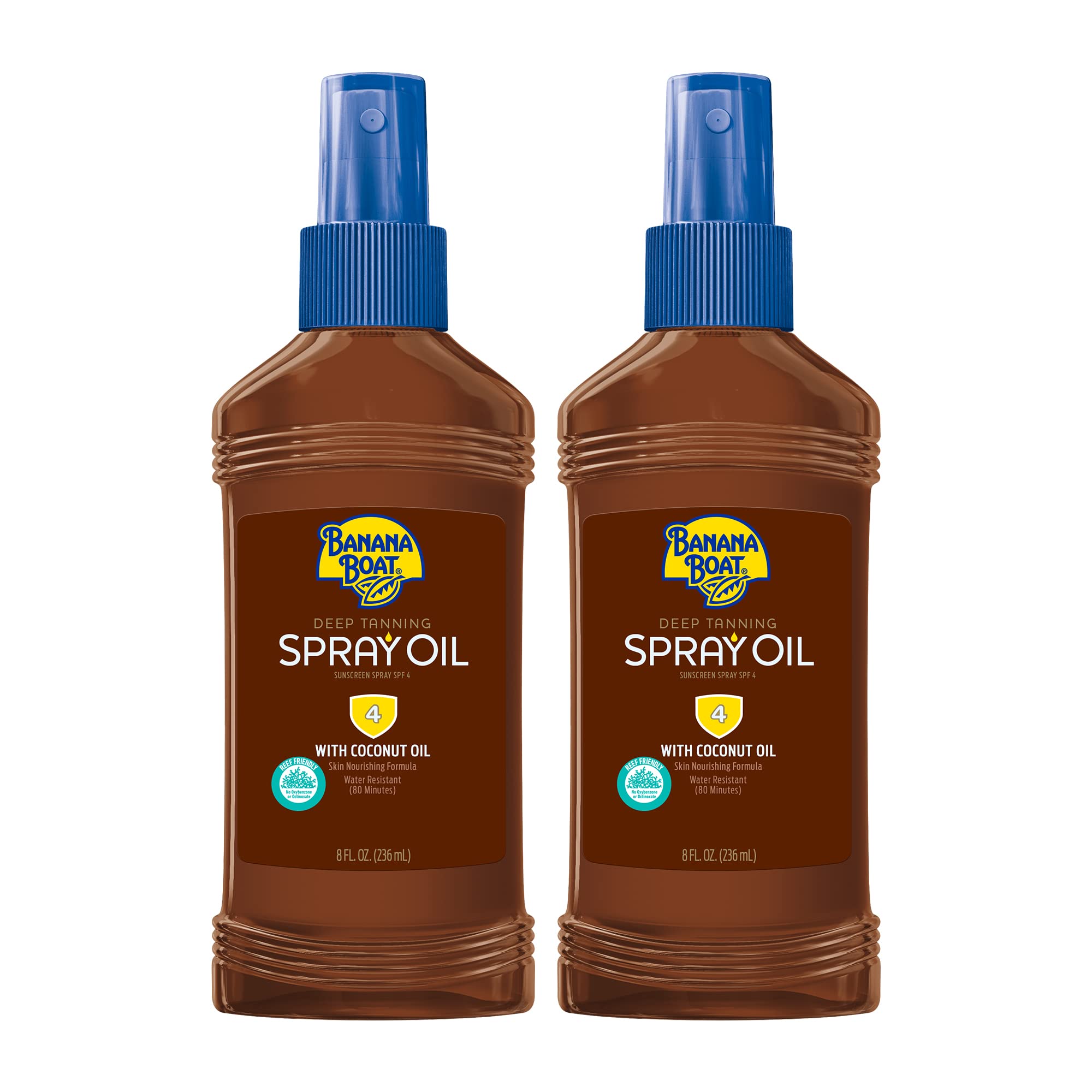 Banana Boat Deep Tanning Oil Spray Bottle for an easy, even tan.