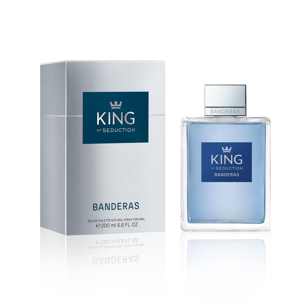 Banderas Antonio King of Seduction cap-detail showcases premium finish enhancing scent appeal