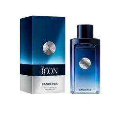 Banderas The Icon bottle front with a bold, lasting masculine scent.