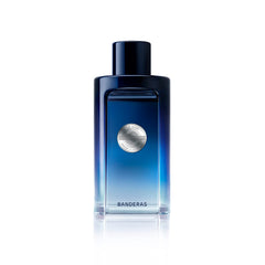 Banderas The Icon heart-notes reveal lavender-sage for refined sophistication.