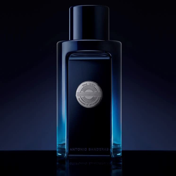 Banderas The Icon top-notes close-up highlighting bright citrus and pepper opening.