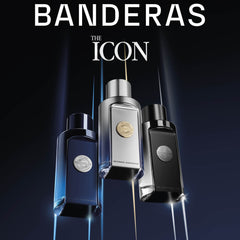 Banderas Antonio The Icon Elixir packaging box conveys premium elegance for gifting