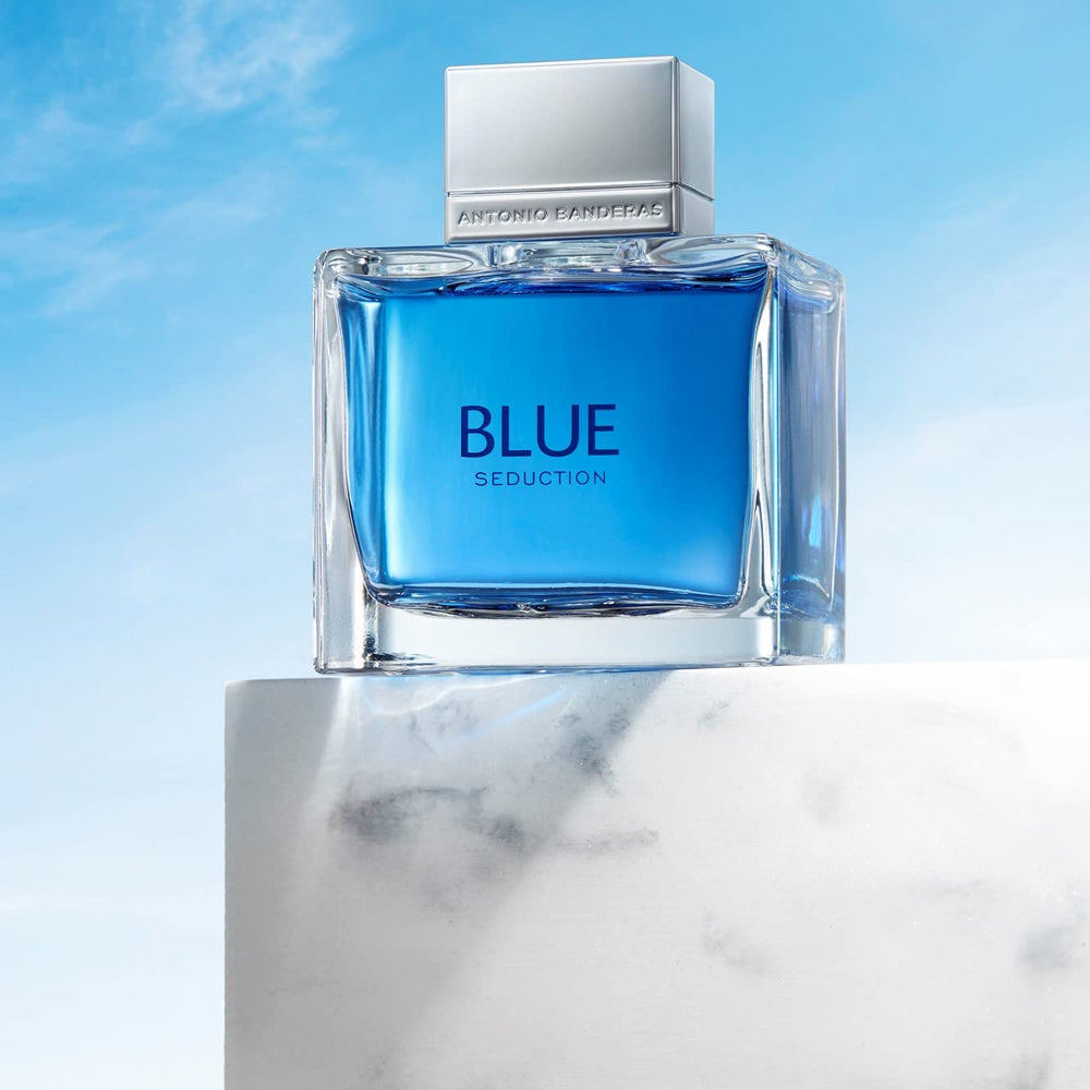 Blue Seduction box packaging highlights premium presentation for gifting.