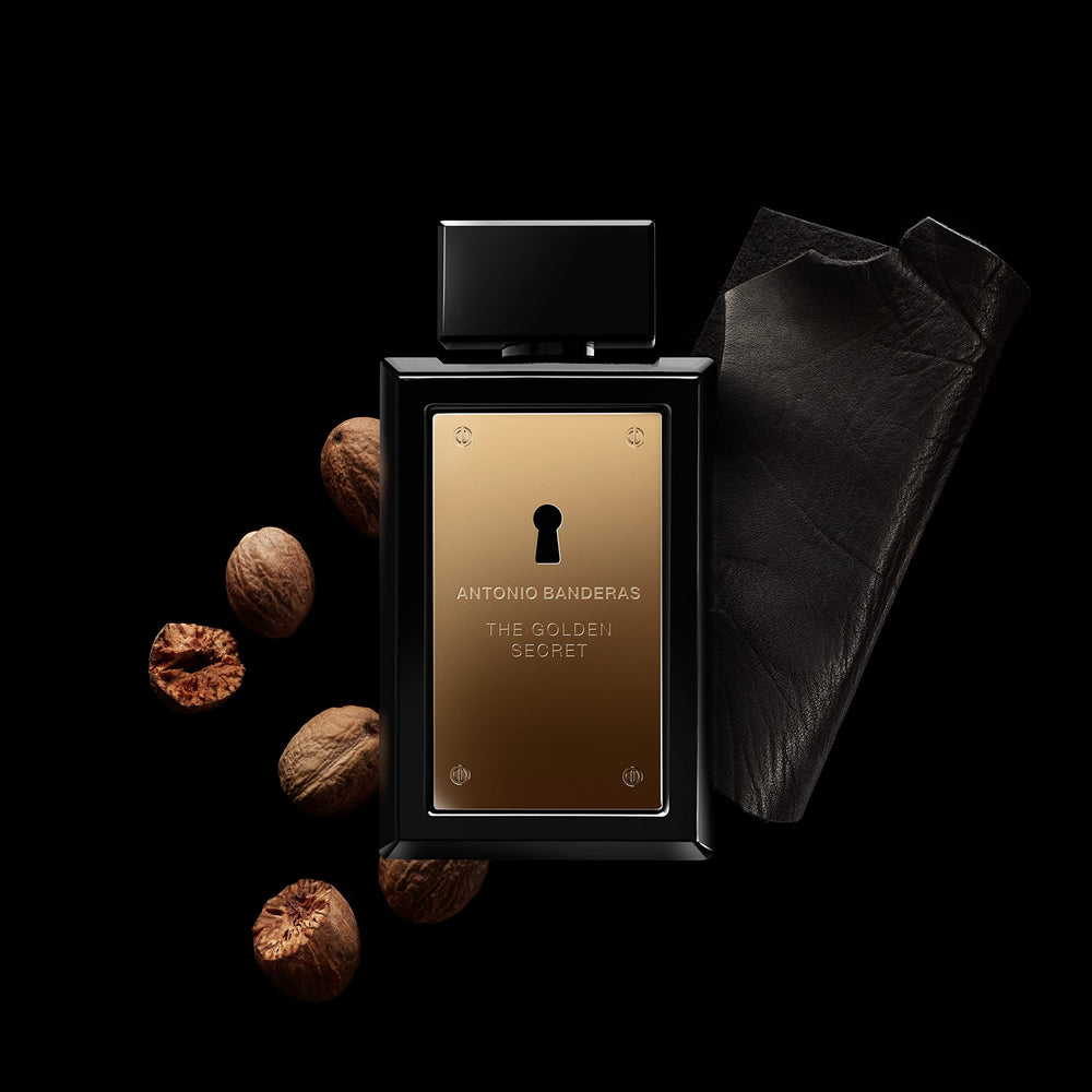 Antonio Banderas Golden Secret notes hint mint and vodka for a refreshing vibe