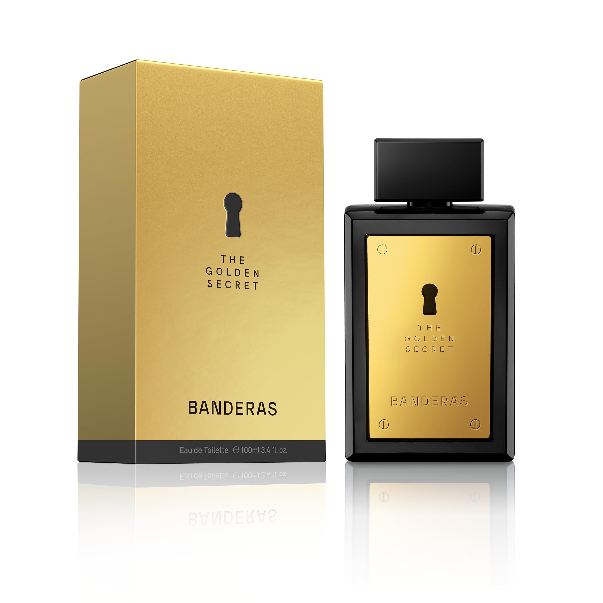 Banderas The Golden Secret spray action demonstrates easy application