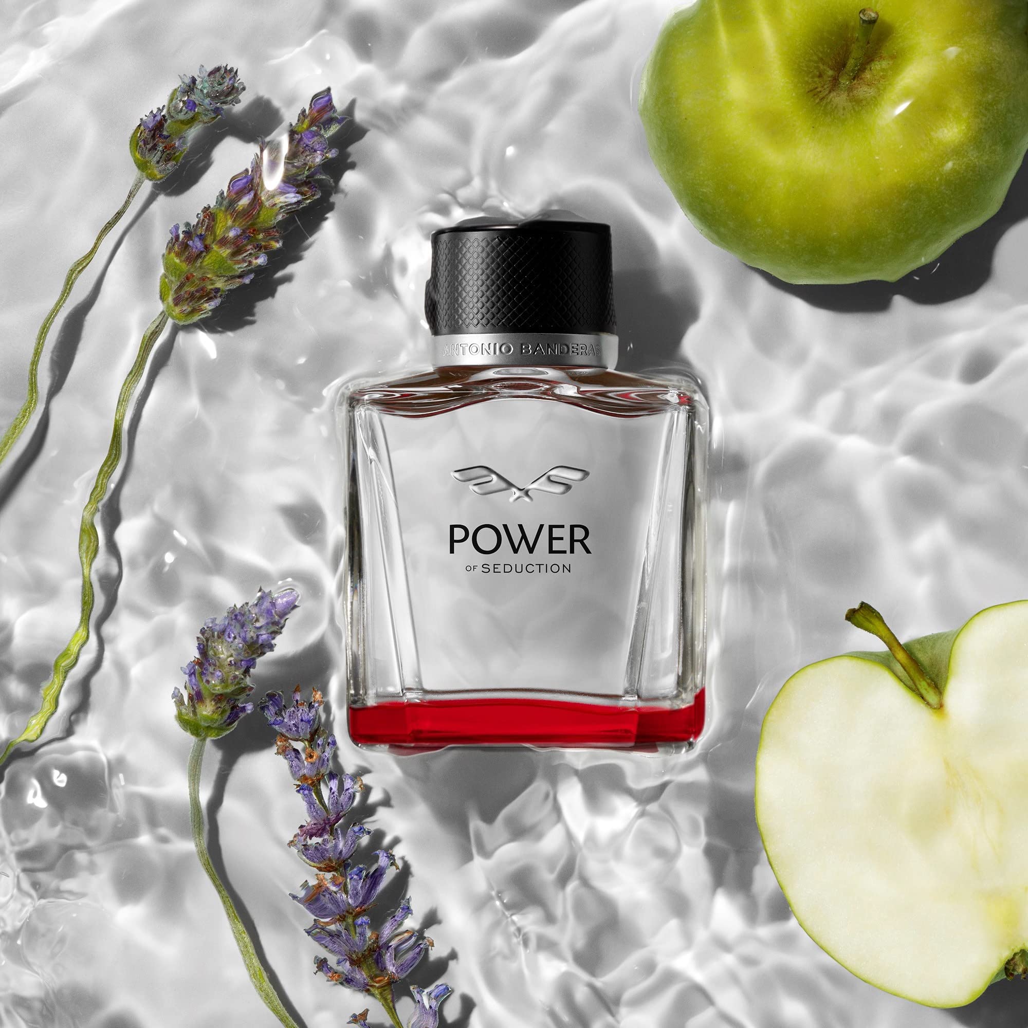Banderas Power of Seduction EDT bottle tilt, hints at a premium scent profile for evenings.