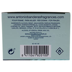 Antonio Banderas Queen Of Seduction bottle-cap-closeup shows premium cap finish for gifting