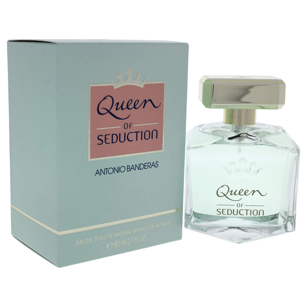 Antonio Banderas Queen Of Seduction box-packaging conveys premium unboxing experience