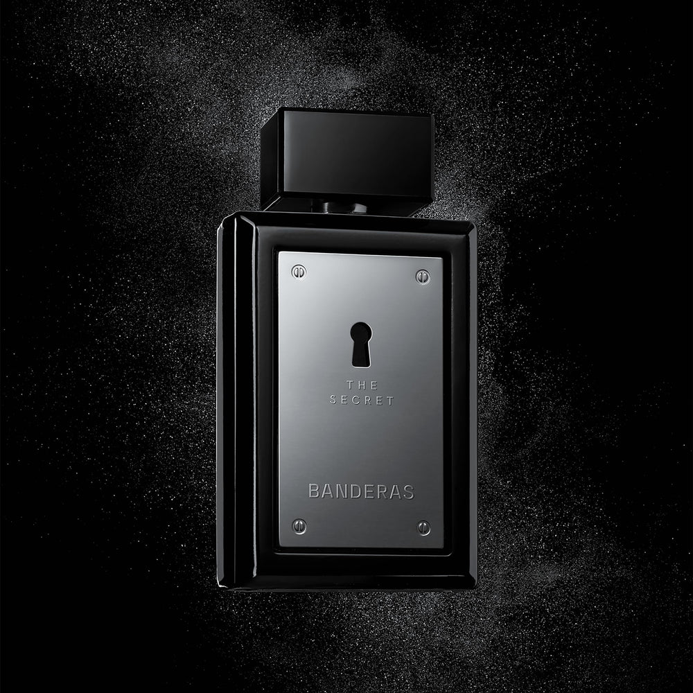 Banderas The Secret apple note adds crisp, fruity freshness.
