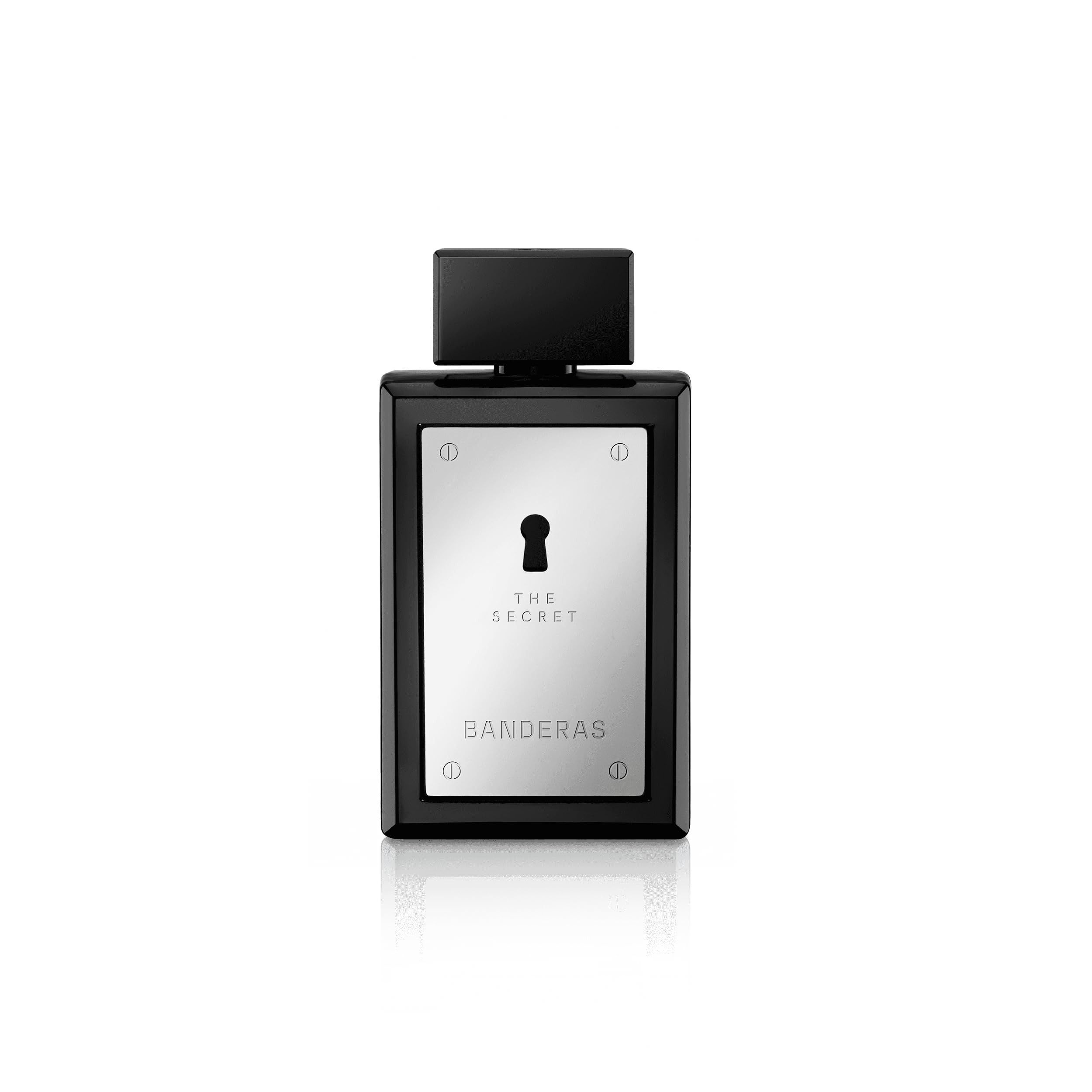 Banderas The Secret supple leather note offers masculine warmth.