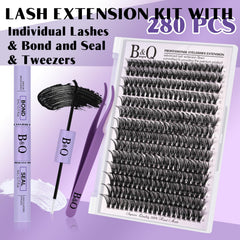 Bandqaugen 40D-C curl lashes offer versatile curl for natural to dramatic looks.