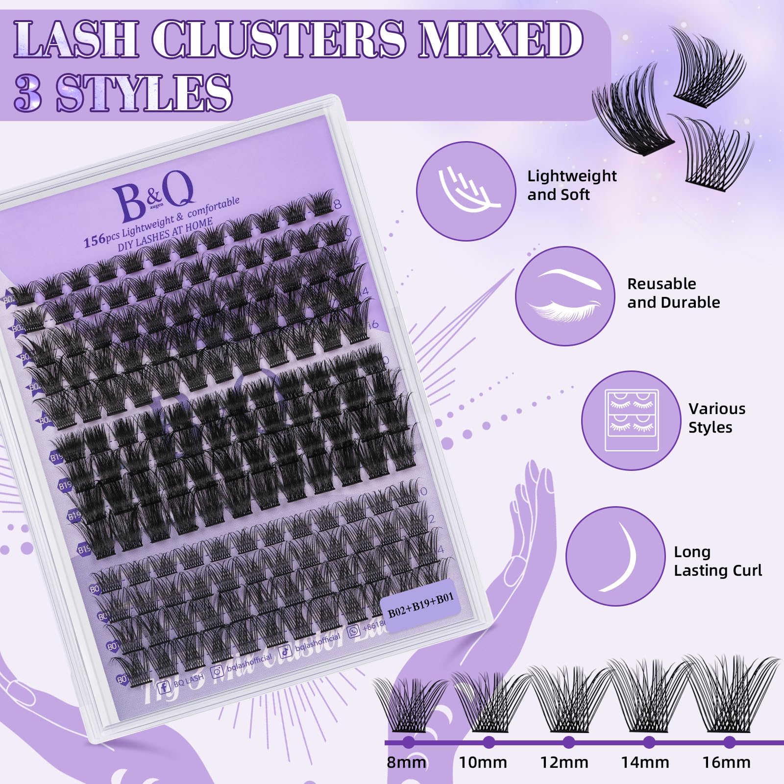 B&Qaugen lash bond and seal close-up highlighting strong adhesion.