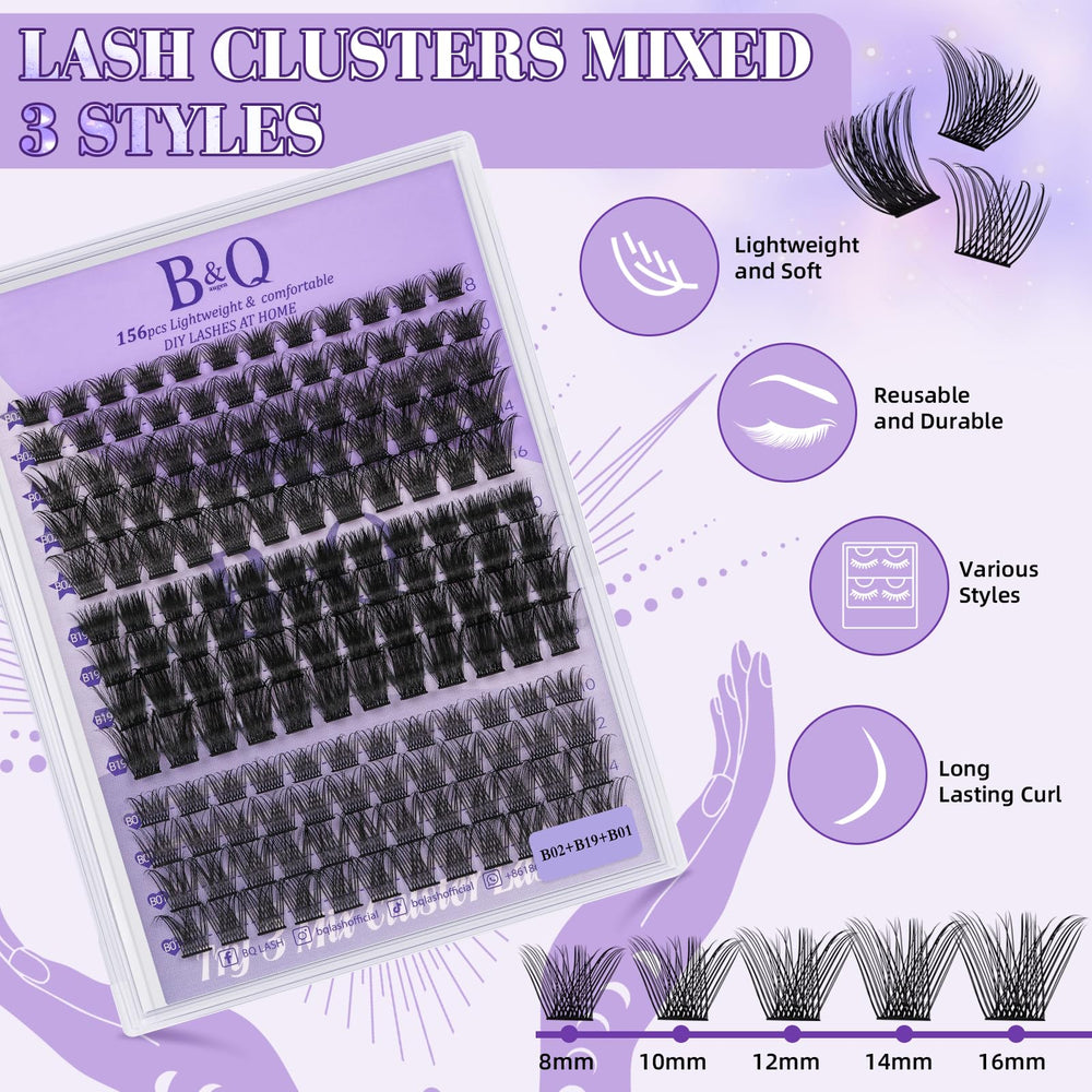 B&Qaugen lash bond and seal close-up highlighting strong adhesion.