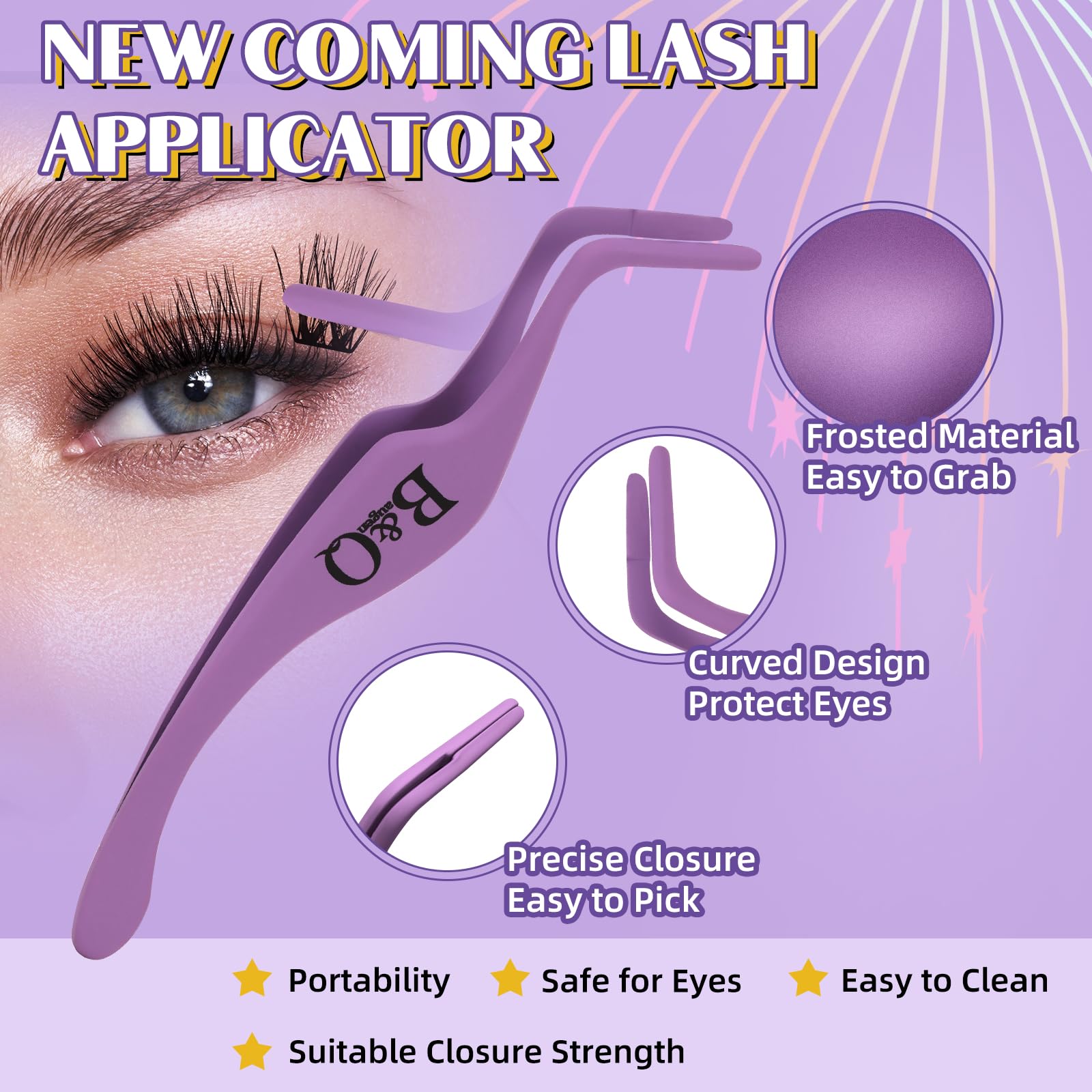 BandQaugen lash clusters glue-free design for easy everyday use
